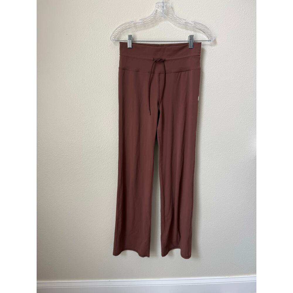 Vuori Women’s Hazelnut Wide Leg Pants Daily Flat Front Drawstring Size XS - Picture 4 of 7